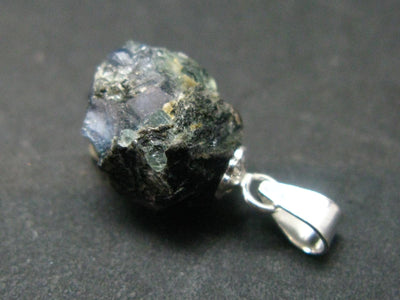 Alexandrite Chrysoberyl Crystal Silver Pendant From Tanzania - 0.7" - 1.32 Grams