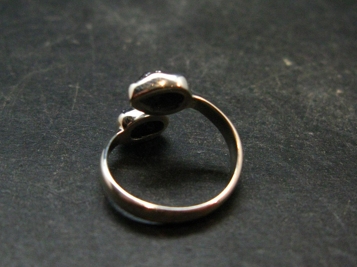 Large Meteorite Campo Del Cielo Sterling Silver Ring From Argentina - 2.36 Grams - Size 5