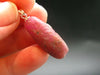 Rare Ruby Crystal Silver Pendant from India - 1.3"