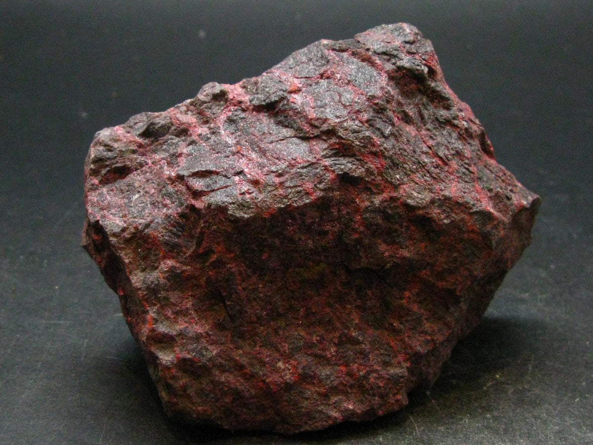 Rare Cinnabar Raw Piece From Spain - 3.4" - 417.09 Grams