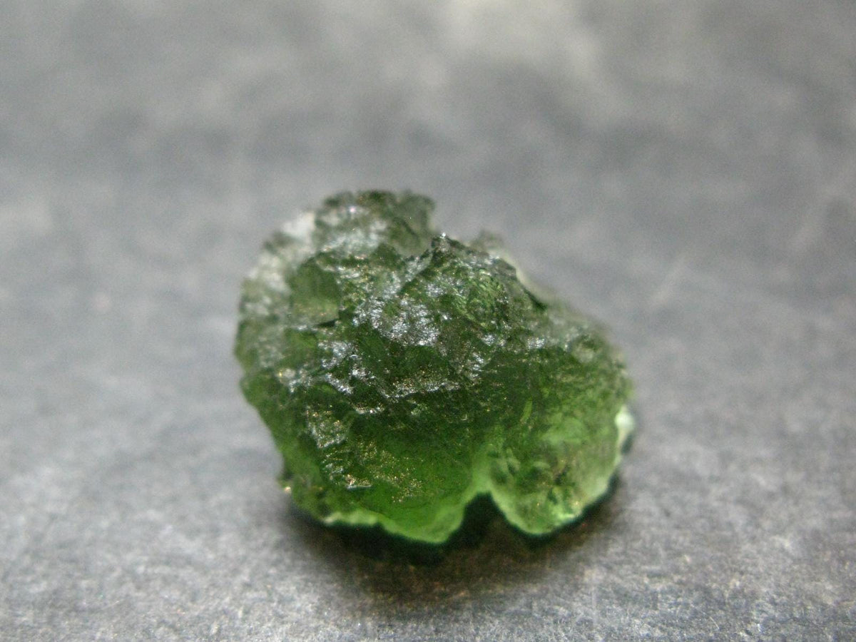 Moldavite Tektite Raw Piece from Czech Republic - 0.6" - 8.25 Carats - 1.65 Grams