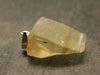 Gem Libyan Desert Glass Tektite Pendant Sterling Silver from Libya - 0.9" - 1.91 Grams