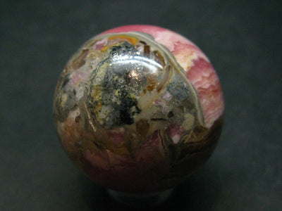 Rhodochrosite Sphere Ball from Argentina - 1.3" - 63.3 Grams