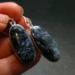 Natural Pietersite Silver Earrings from Namibia - 1.8" - 6.30 Grams