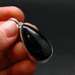 Black Onyx Silver Plated Pendant From Brazil - 5.89 Grams
