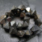 Magnetite Crystals Genuine Bracelet ~ 7 Inches ~ 10mm Crystal Beads