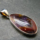 Cacoxenite Super 7 Silver Pendant From Brazil - 1.5" - 4.36 Grams