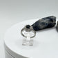 Blue Sapphire Halo Ring: Sterling Silver September Birthstone, Size 6
