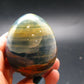 Lemurian Aquatine Blue Calcite Egg From Argentina - 2.1" - 153.67 Grams
