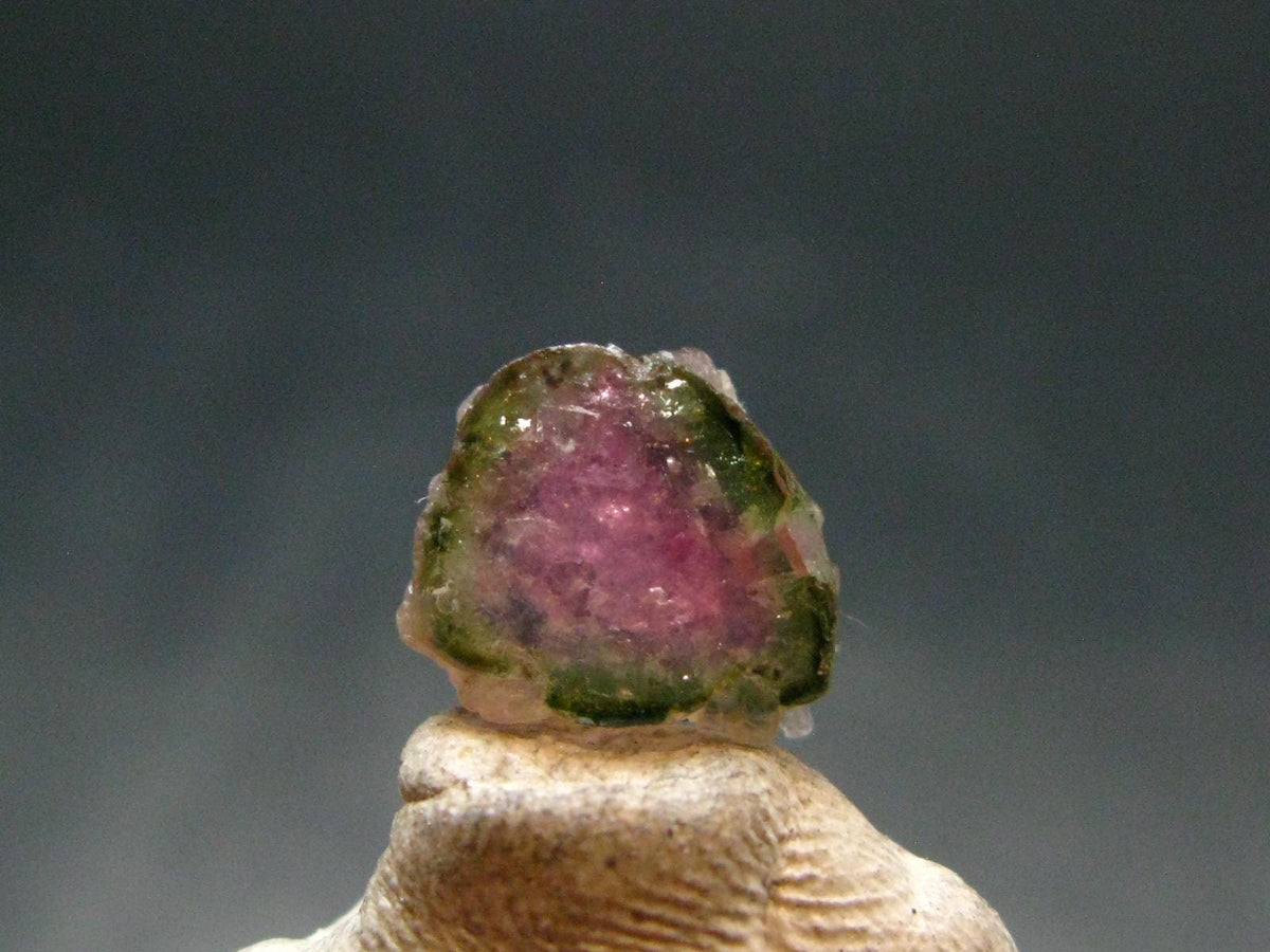 Rare Watermelon Tourmaline Crystal Slice From Brazil - 4.70 Carats
