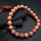 Angel Skin Coral Genuine Bracelet ~ 7 Inches ~ 9mm Round Beads