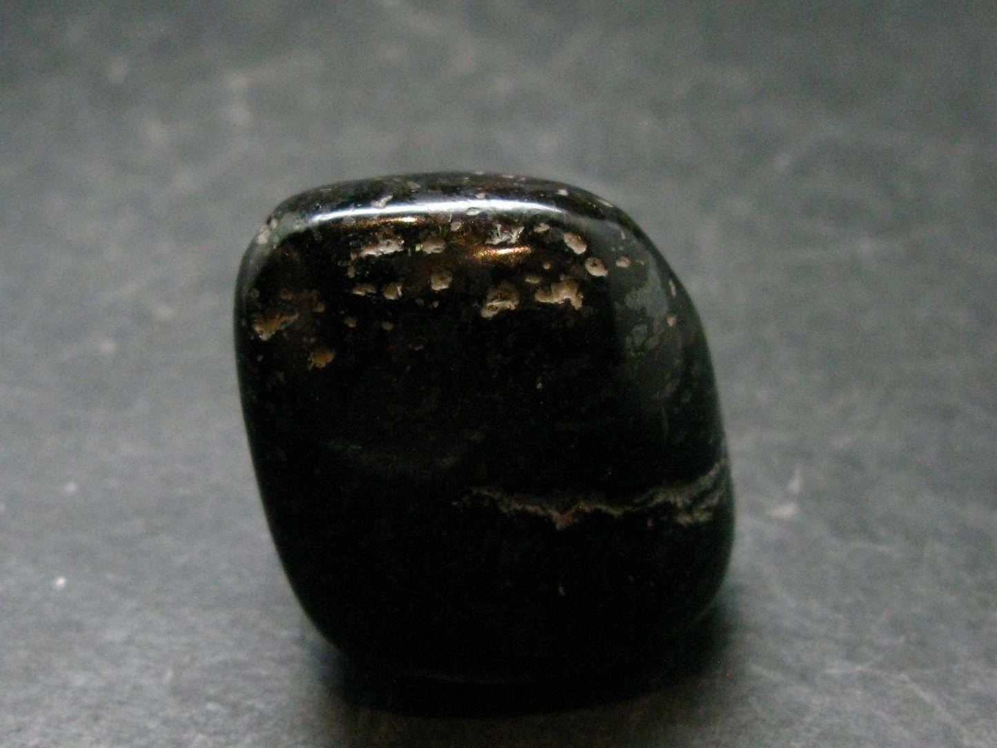 Rare Nuumite Nuummite Tumbled Stone From Greenland - 31.78 Grams - 1.0"