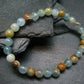 Lemurian Aquatine Calcite Genuine Bracelet ~ 7 Inches ~ 6mm Round Beads
