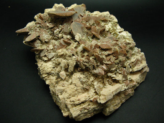 Museum Herderite on Feldspar Cluster from Brazil - 1195 Grams - 7.4"