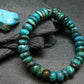 Turquoise Genuine Untreated Bracelet ~ 7 Inches ~ 10mm Rondelle Beads