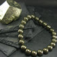Pyrite Genuine Bracelet ~ 7 Inches ~ 8mm Round Beads