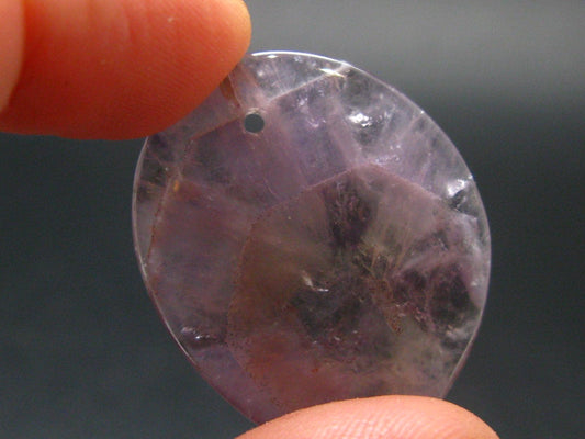 Rare Auralite Super 23 Amethyst Metal Free Pendant From Canada - 1.2" - 6.21 Grams