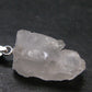 Gem Pollucite Polucite Crystal Silver Pendant from Pakistan - 1.0" - 2.83 Grams