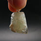 Green Herderite Silver Pendant From Pakistan - 1.2" - 7.60 Grams