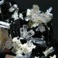 Clear Goshenite Beryl on Black Tourmaline Cluster From Namibia - 2.0" - 42.04 Grams