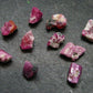 Nice Lot of 10 Bixbite Red Emerald Beryl Crystals From Utah USA - 6.31 Carats