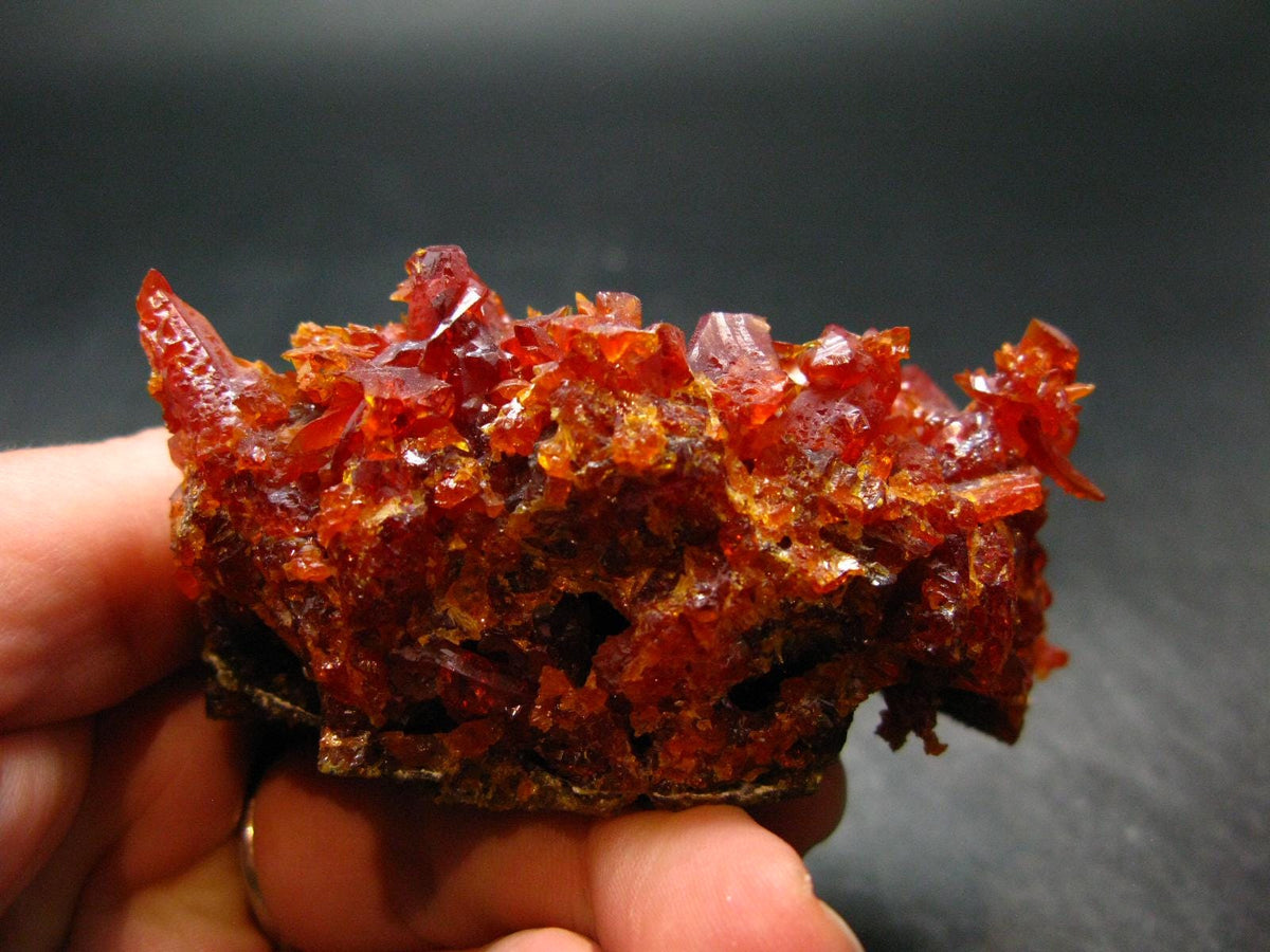 Stunning Fire Red Zincite Zinkite Cluster From Poland - 2.9" - 231.0 Grams