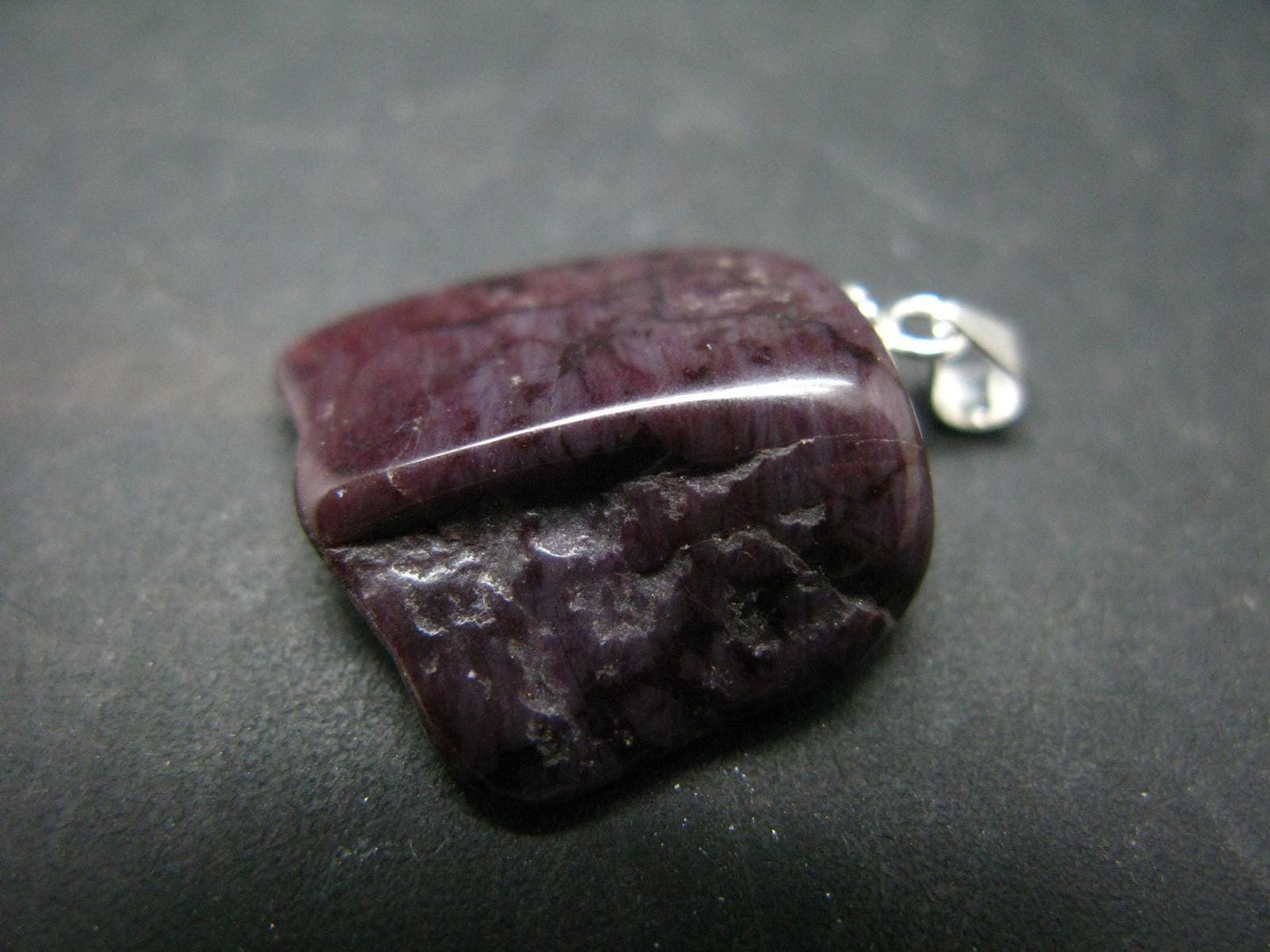 Sugilite Silver Pendant From South Africa - 1.0" - 3.77 Grams