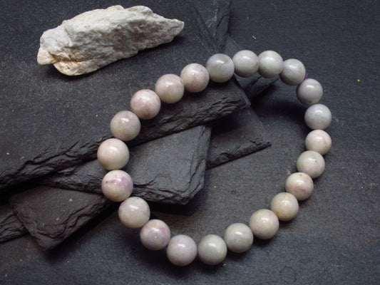 Hackmanite Genuine Bracelet ~ 7 Inches ~ 9mm Round Beads
