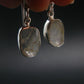 Phenakite Phenacite Crystal Silver Earrings from Russia - 2.51 Grams