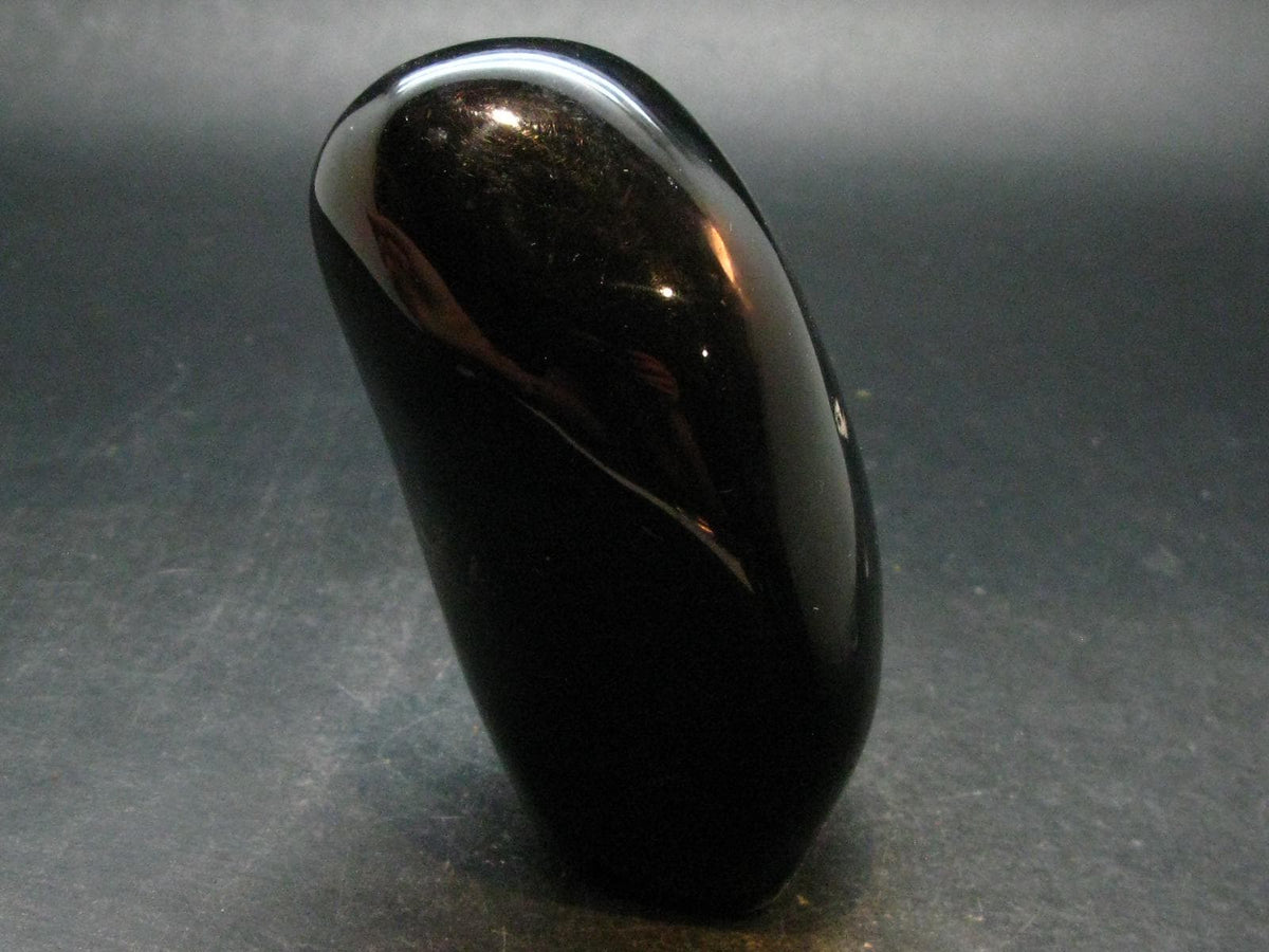 Rare Large Blue Amber Tumbled Piece Fluorescent From Indonesia - 4.0" - 213.25 Grams