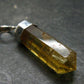 Natural Unheated Citrine Crystal Silver Pendant from Congo - 4.16 Grams