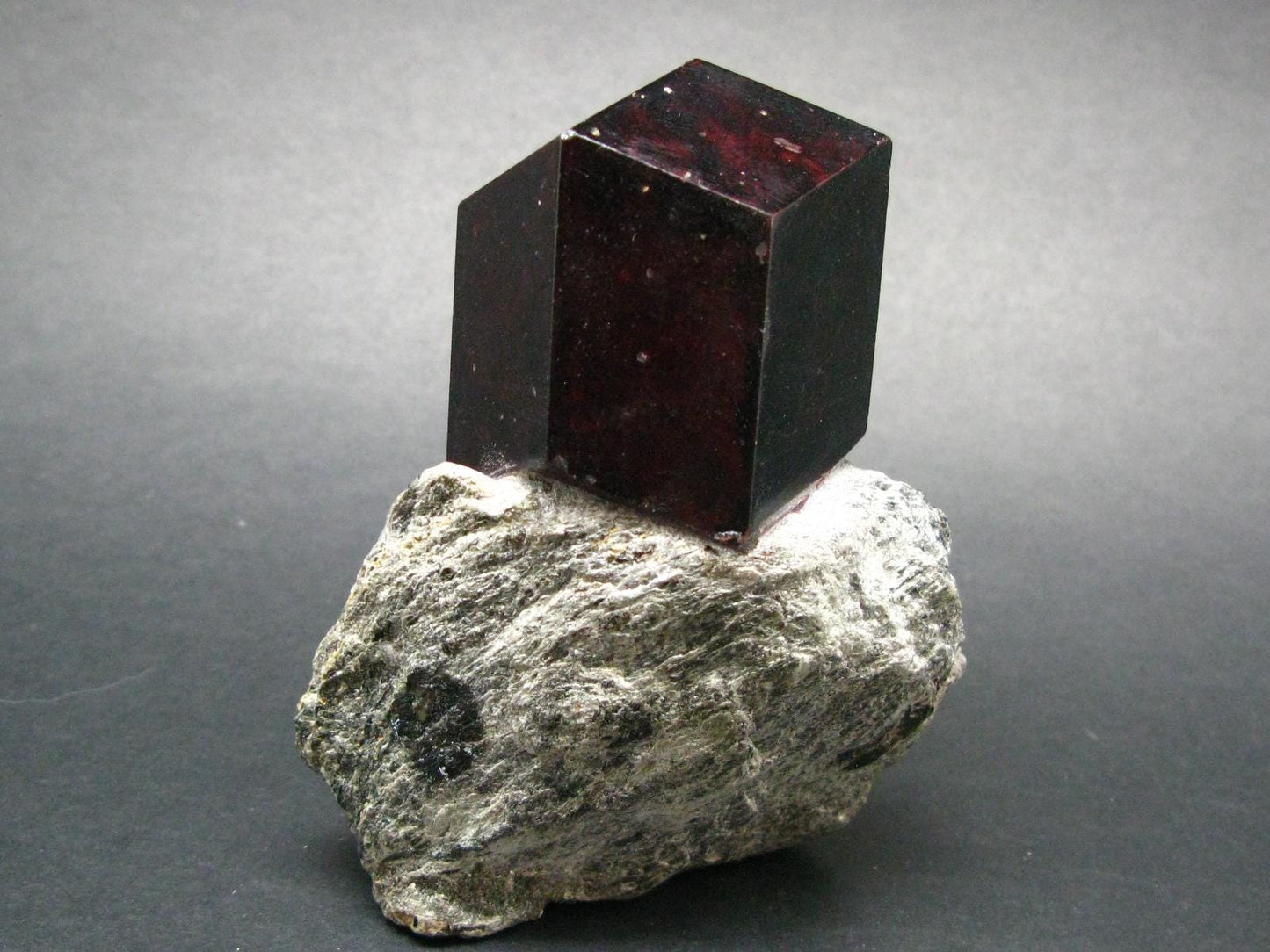 Red Garnet Almandine Cluster From Austria - 3.7"