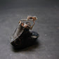 Unpolished Elite Shungite Silver Pendant from Russia - 1.6" - 7.65 Grams