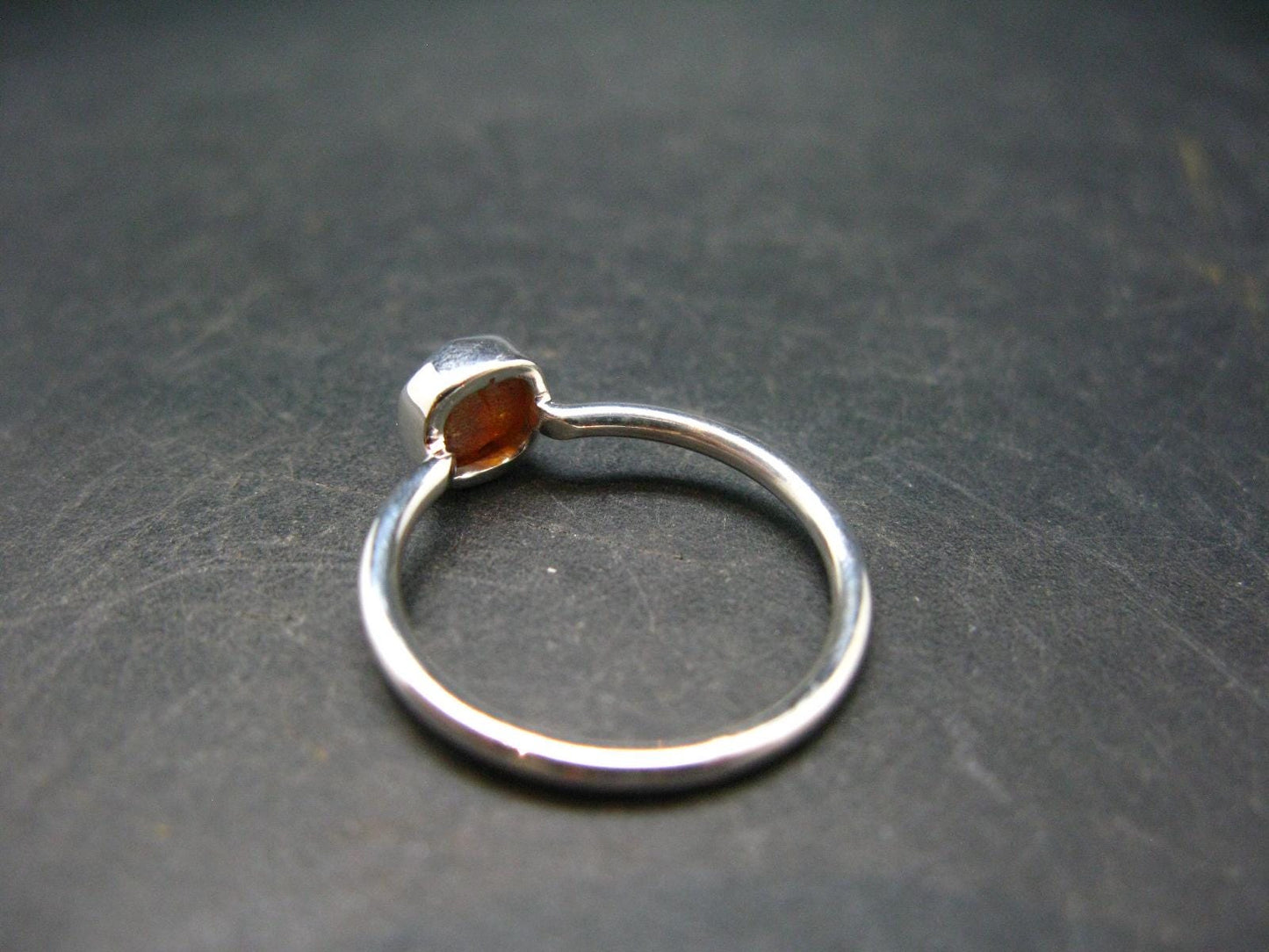 Sphalerite Silver Ring From Spain - Size 8 - 2.04 Grams