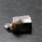 Fairy Cross!! Natural Staurolite Sharp Brown Twin Crystals Silver Pendant From Russia - 0.8" - 2.22 Grams