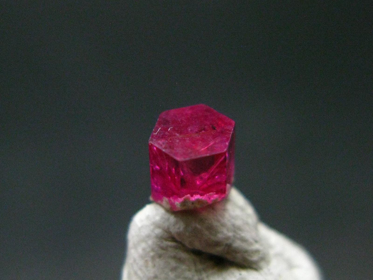 Nice Rare Gem Bixbite Red Emerald Beryl Crystal From Utah USA - 0.49 Carats