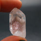 Phantom Hematite in Quartz Crystal From India - 1.1" - 6.51 Grams