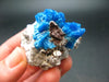 Cavansite on Stilbite Cluster From India - 1.8" - 43.84 Grams