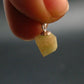 Rhodizite Rhodozite Crystal Silver Pendant from Madagascar - 0.6" - 0.79 Grams