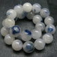 Dumortierite In Quartz Genuine Bracelet ~ 7 Inches ~ 8mm Round Beads