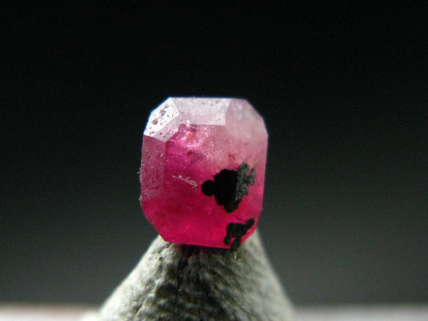Beautiful Rare Gem Bixbite Red Beryl Emerald Cut Stone From Utah USA - 0.42 Carats - 5x4mm