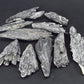 Lot of 10 Rare Black Kyanite Crystals From Brazil - 74 Grams