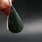 Bloodstone Silver Plated Pendant From India - 1.9" - 7.41 Grams