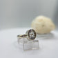 Natural Phenakite (Phenacite) Oval Faceted Ring in Sterling Silver - Size 7