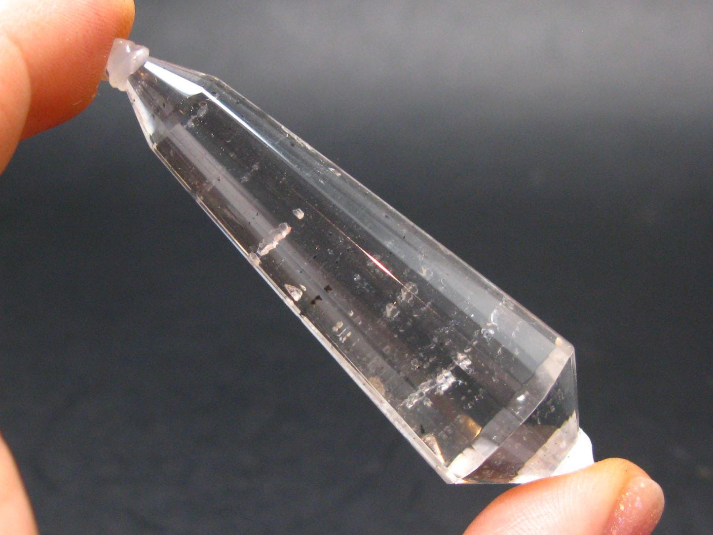 Perfect Quartz Vogel Crystal Healing Wand - 2.5" - 22.17 Grams