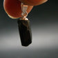 Nice Rare Terminated Epidote Crystal Silver Pendant From Peru - 0.8" - 1.08 Grams