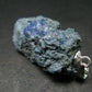 Benitoite Cluster Silver Pendant From California - 1.2" - 2.46 Grams