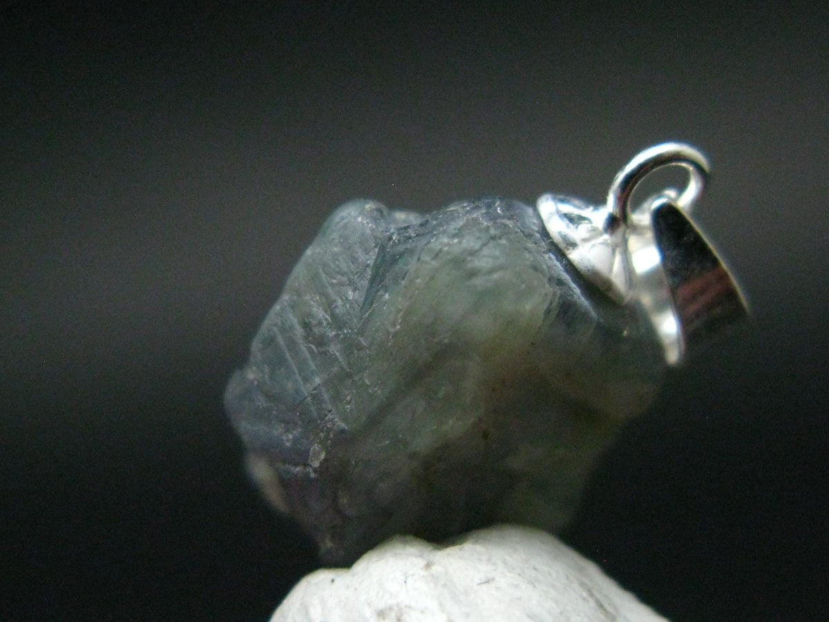 Alexandrite Chrysoberyl Crystal Silver Pendant From Tanzania - 0.7" - 11.11 Carats