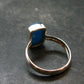 Genuine Turquoise Sterling Silver Ring - 2.62 Grams - Size 8