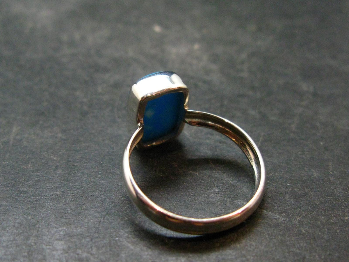 Genuine Turquoise Sterling Silver Ring - 2.62 Grams - Size 8